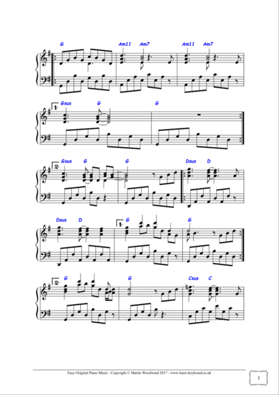 A Country Stroll Piano Method scores gallery preview page 3