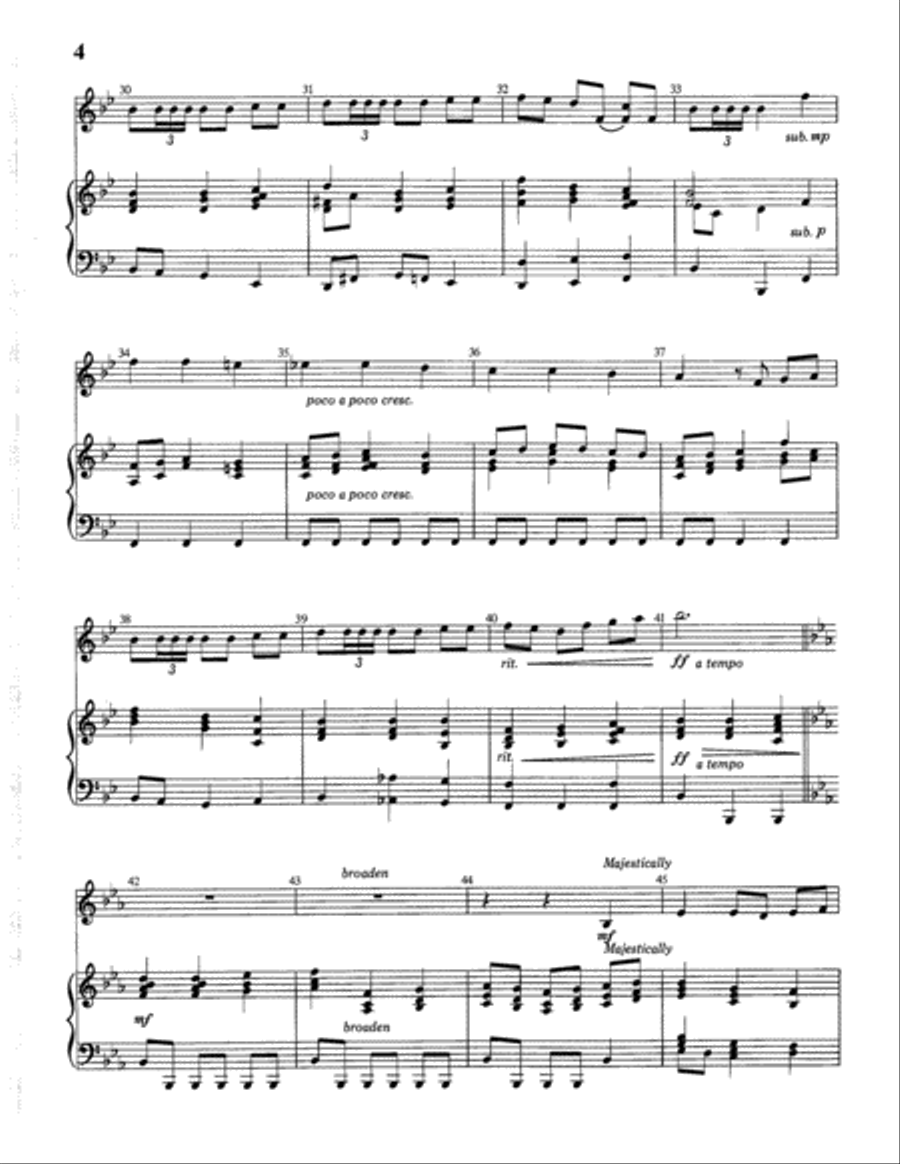 O Worship the King O Worship the King Percussion scores gallery preview page 4