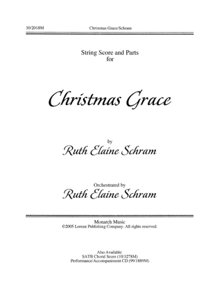 Book cover for Christmas Grace - String Orchestra Score and Parts (Digital Download)