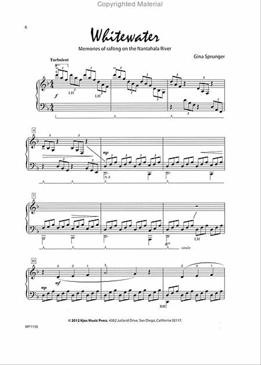 Water Music Piano Solo scores gallery preview page 3