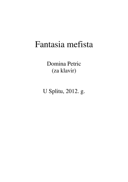 Fantasia Mefista image number null