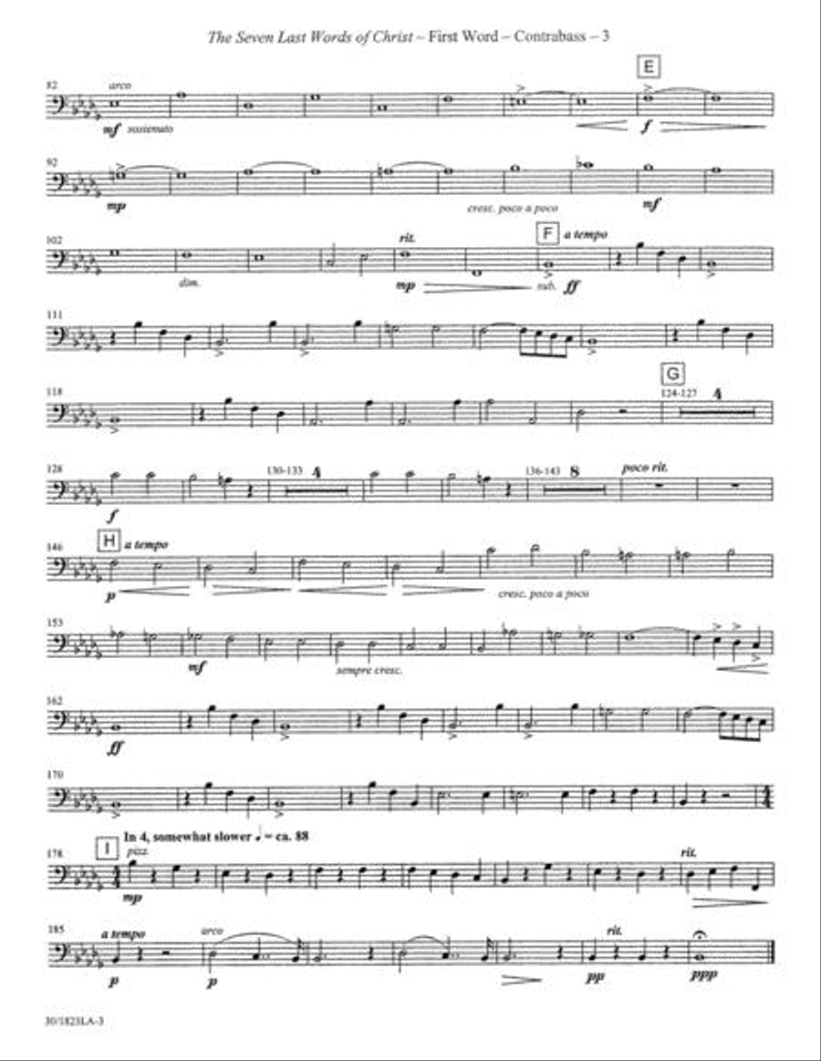 The Seven Last Words of Christ - Bass Choir scores gallery preview page 4