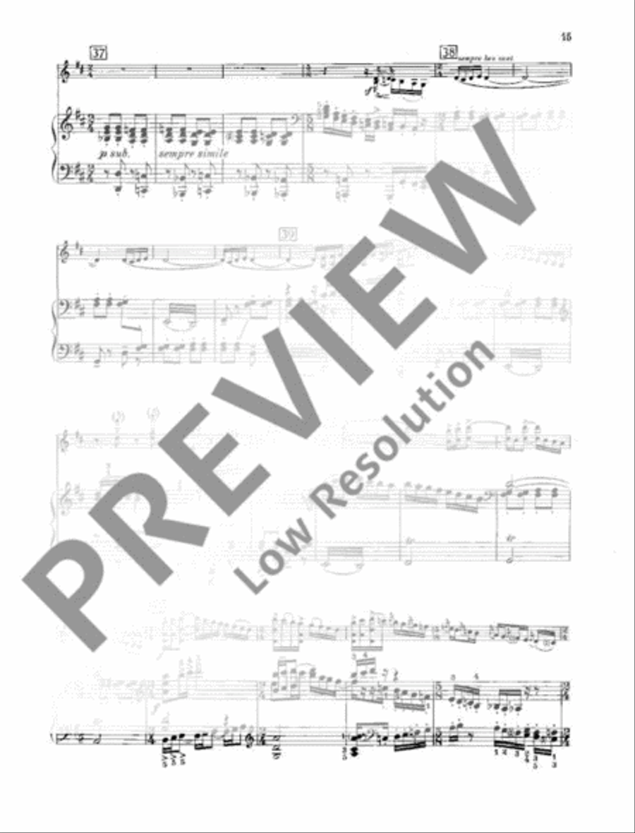 Concerto en ré - Concerto in D Piano scores gallery preview page 16