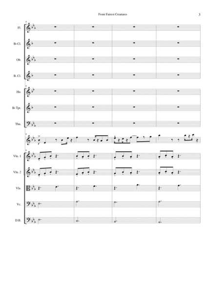 From Fairest Creatures - Score and Parts image number null