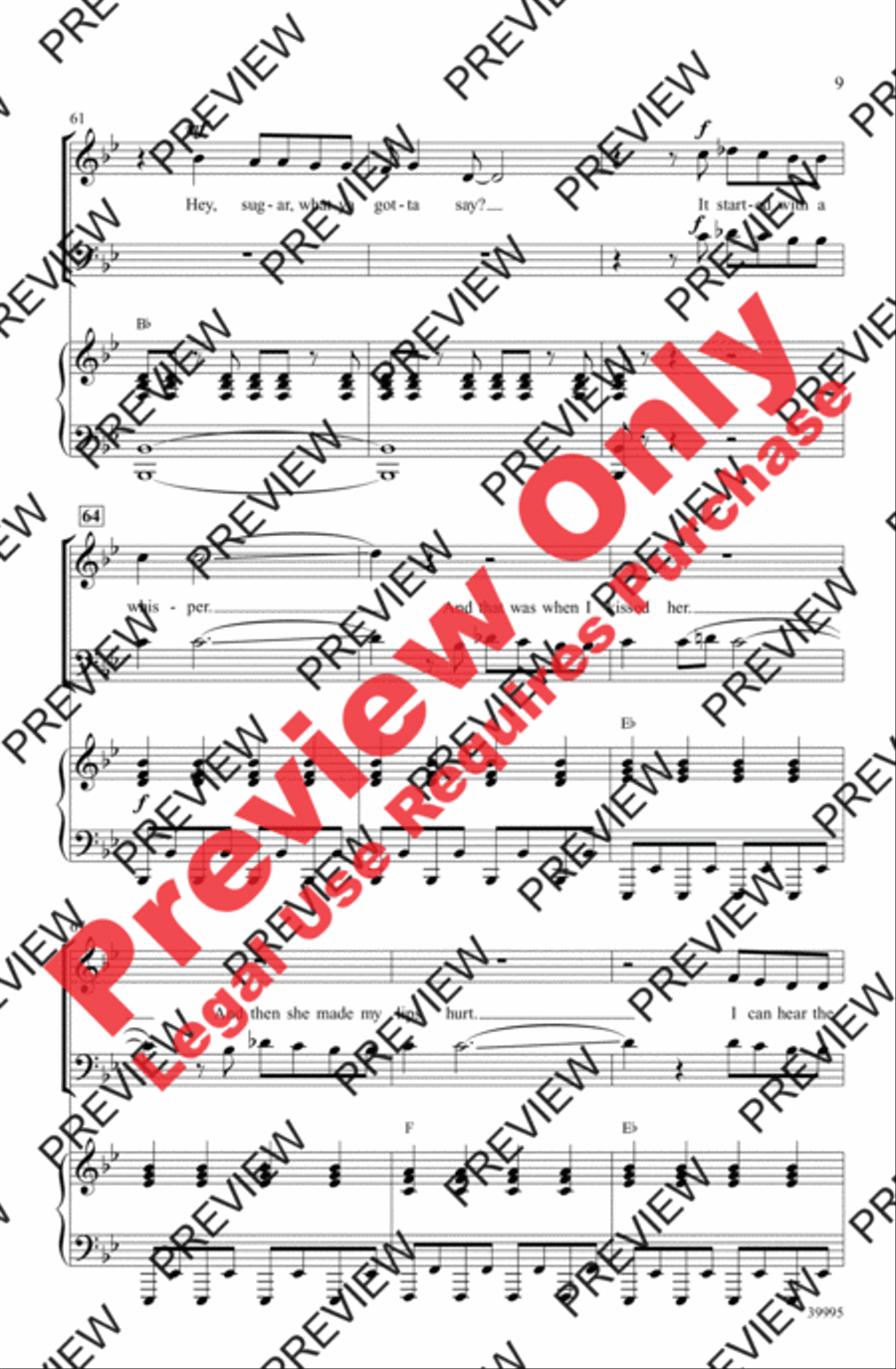 Everybody Talks Everybody Talks 4-Part scores gallery preview page 9