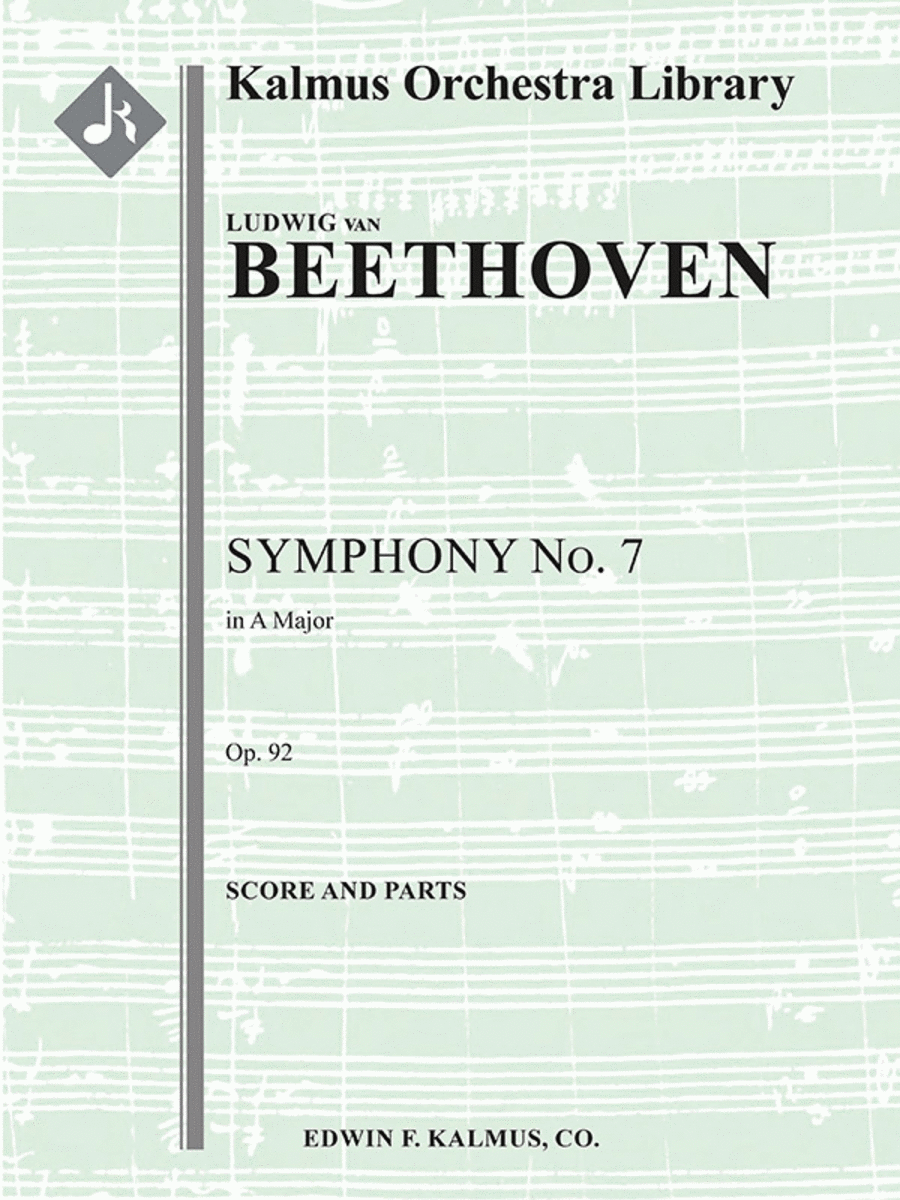 Symphony No. 7 in C minor, Op. 92 Full Orchestra scores gallery preview page 1