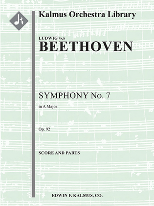 Book cover for Symphony No. 7 in C minor, Op. 92