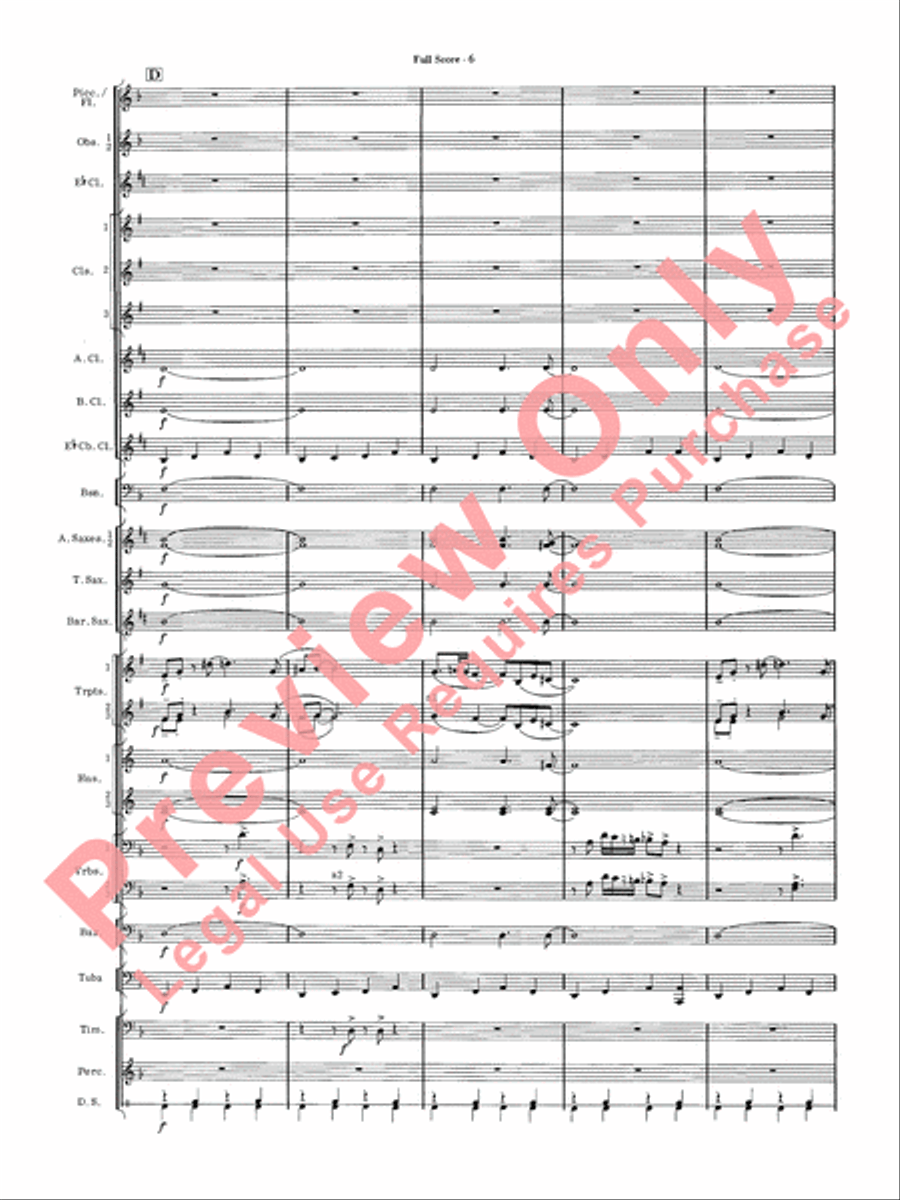 James Bond Suite Concert Band scores gallery preview page 8