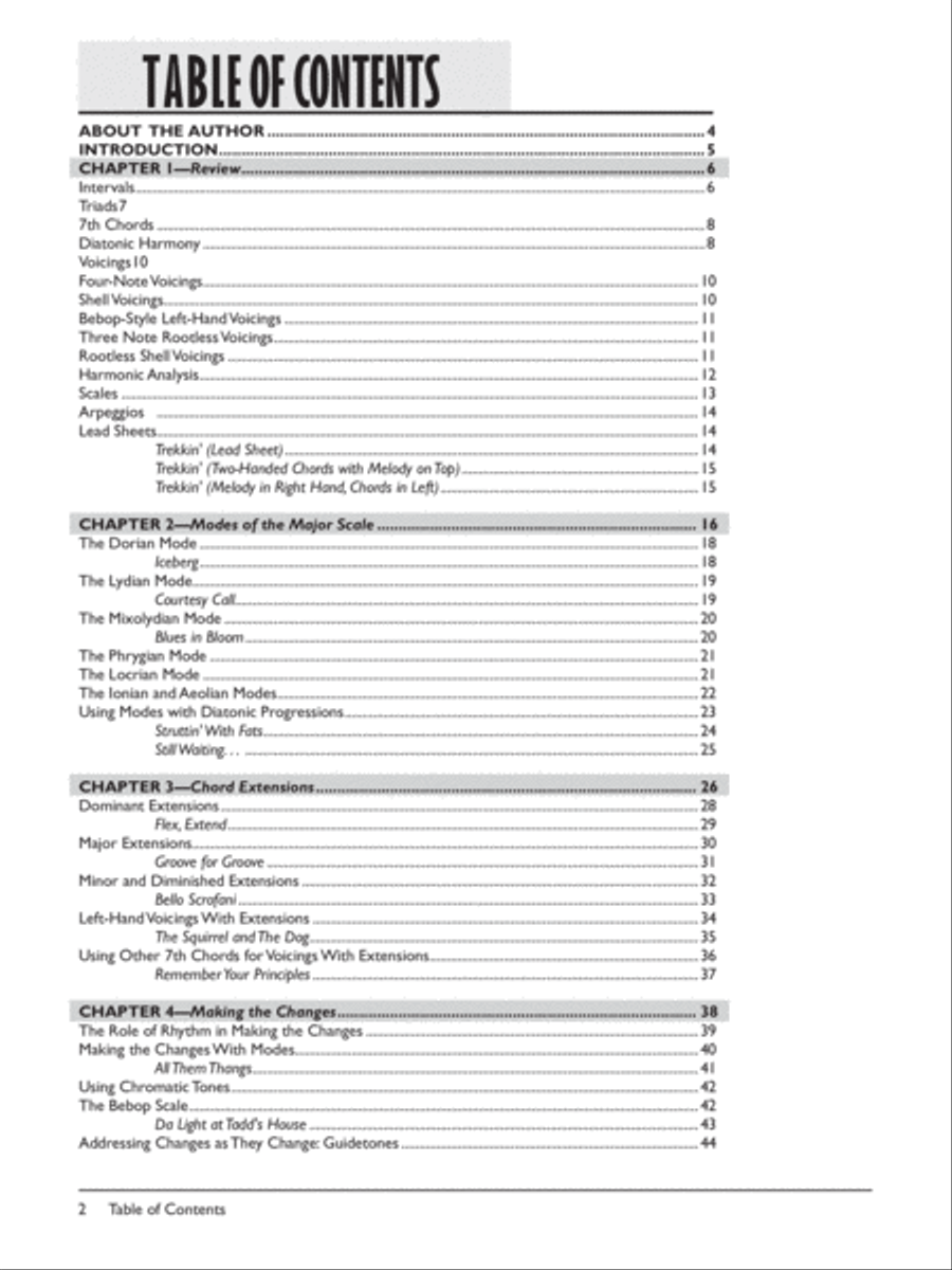Complete Jazz Keyboard Method Piano Method scores gallery preview page 2