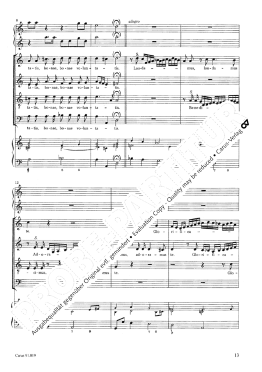 Non sine quare 4-Part scores gallery preview page 16