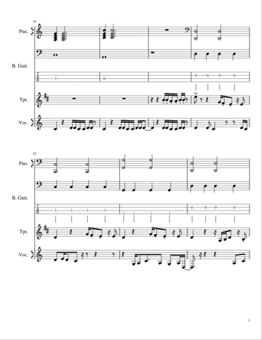 Watermelon Sugar Small Ensemble scores gallery preview page 3