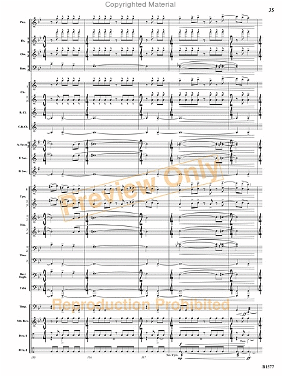 Evocatio Evocatio Concert Band scores gallery preview page 84