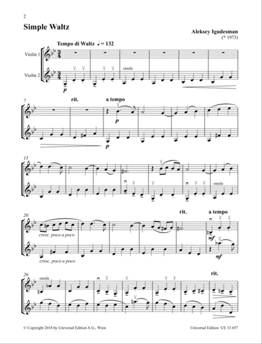 Waltz & More Violin scores gallery preview page 2