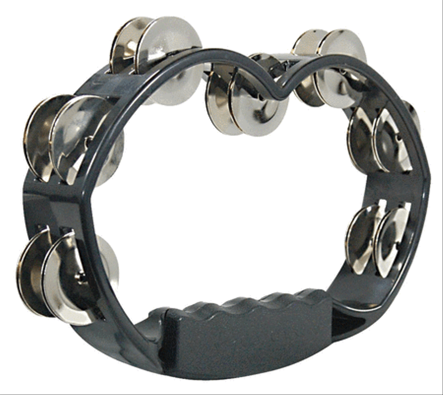 Black Hand Held Plastic Tambourine Tambourines scores gallery preview page 1