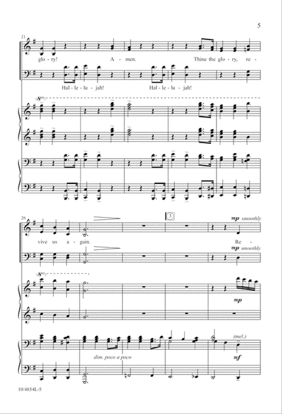Revive Us Again Revive Us Again 4-Part scores gallery preview page 5