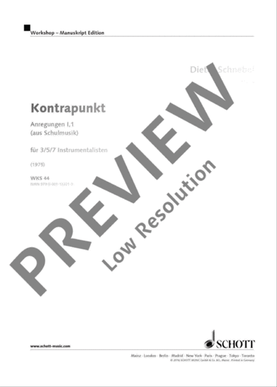 KontrapunktKontrapunkt Score scores gallery preview page 2
