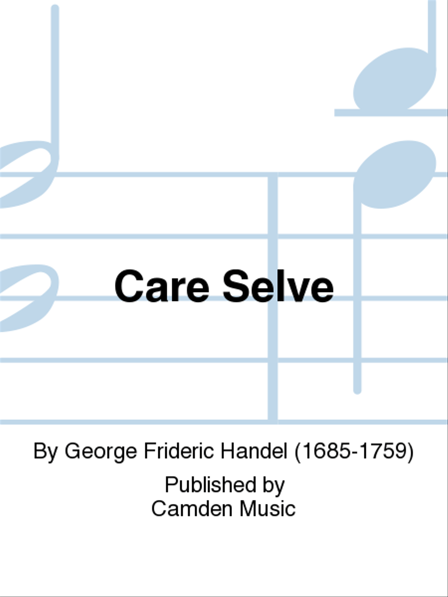 Care Selve Care Selve Soprano Voice scores gallery preview page 1