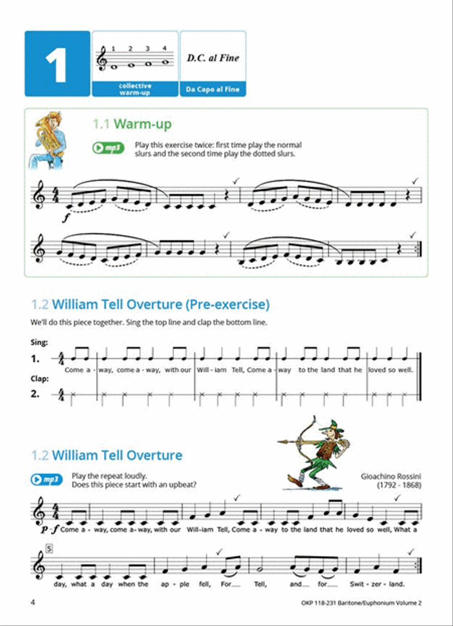 Learning Music Together Vol. 2 Baritone Horn scores gallery preview page 2