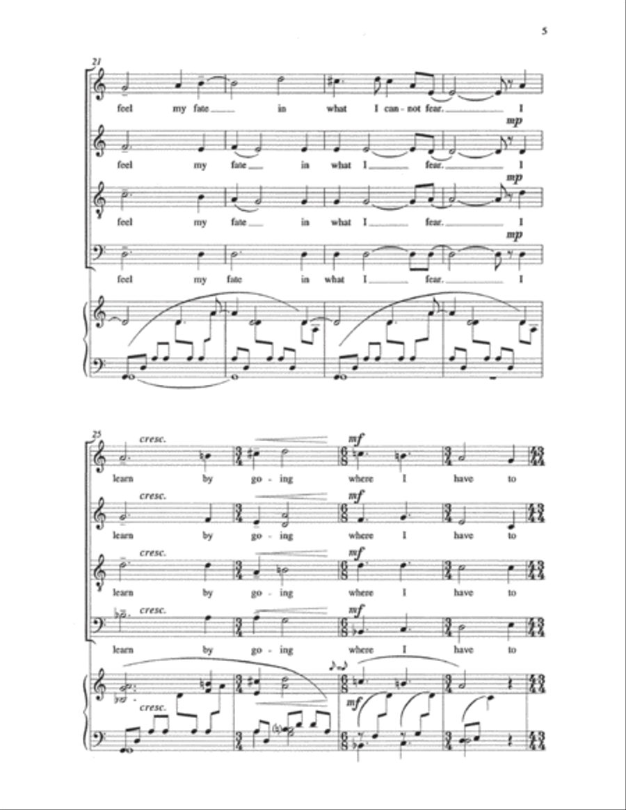 The Waking 4-Part scores gallery preview page 4