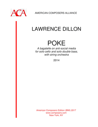 Book cover for [Dillon] Poke (Orchestral)