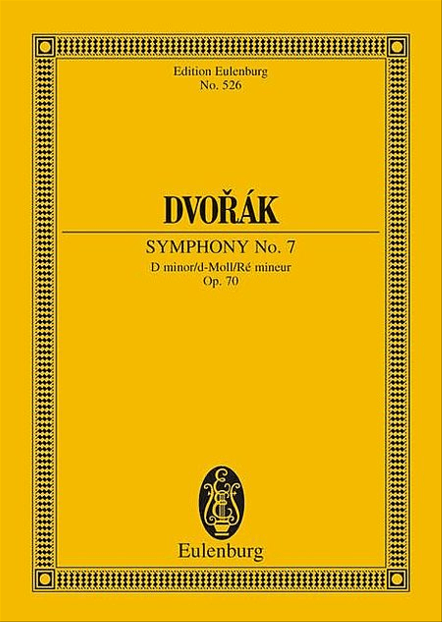 Symphony No. 7 in D Minor, Op. 70 (Old No. 2) Orchestra scores gallery preview page 1
