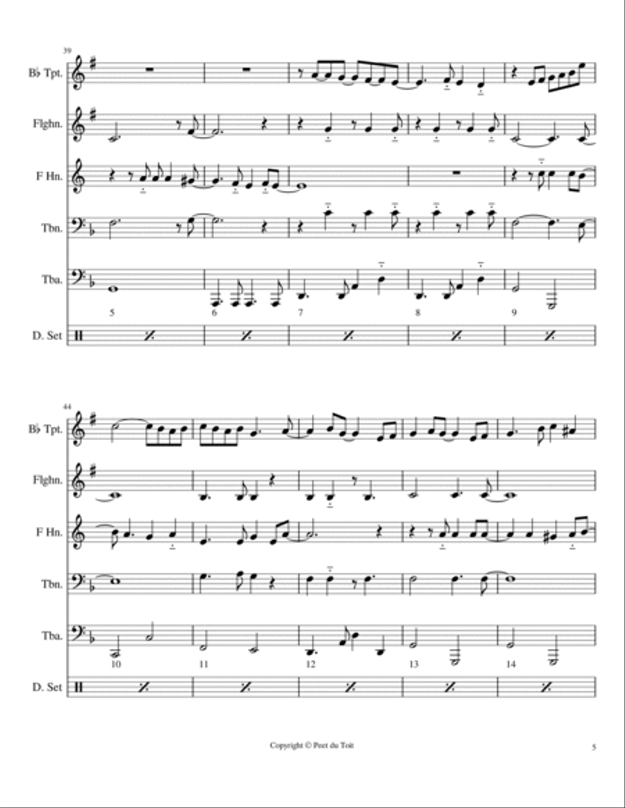 From Souvenirs To Souvenirs Small Ensemble scores gallery preview page 5