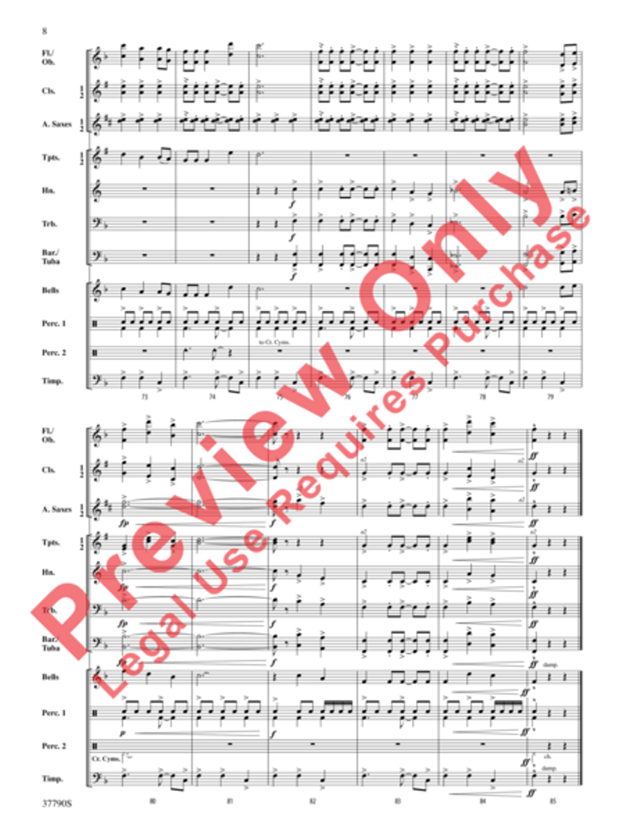 The Holly and the Ivy Concert Band scores gallery preview page 9