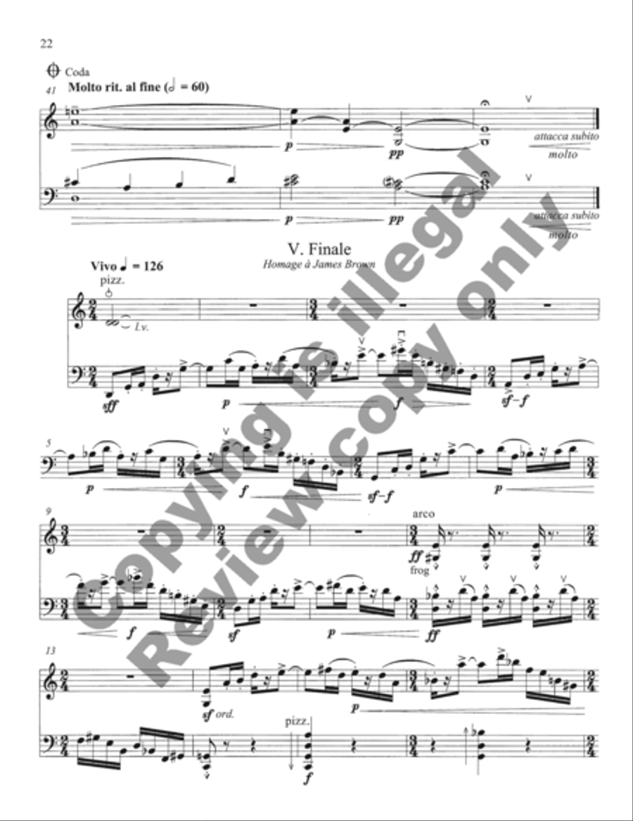 Duo for Violin and Cello Duo for Violin and Cello String Duet scores gallery preview page 25