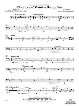 The Story of Mumble Happy Feet: (wp) 3rd B-flat Trombone B.C.