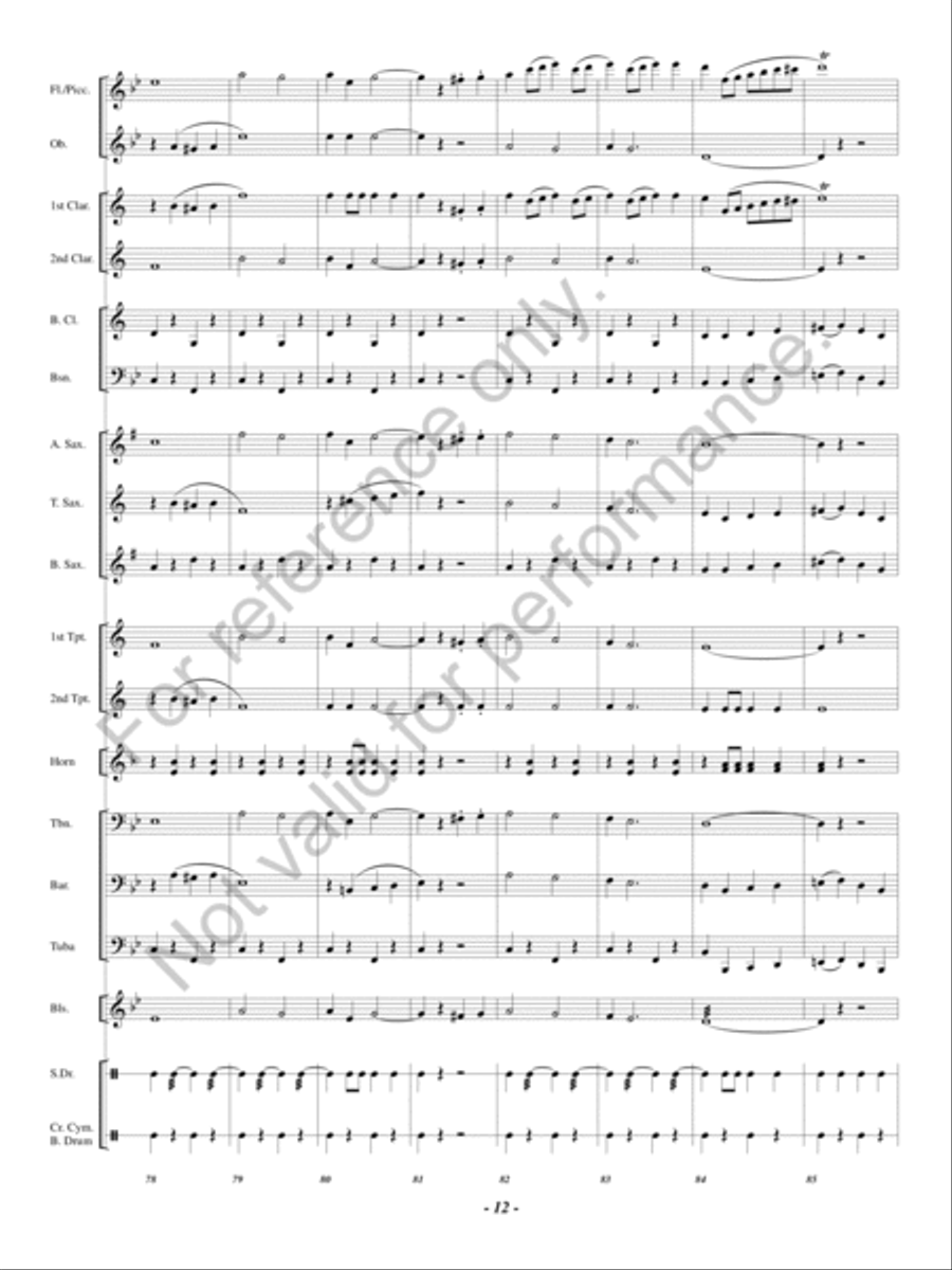 Hosts of Freedom Hosts of Freedom Concert Band scores gallery preview page 11