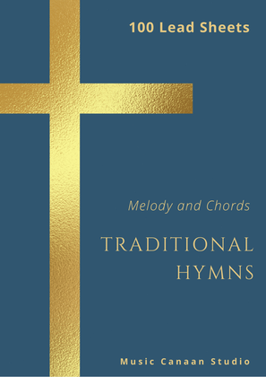 Book cover for 100 hymns lead sheets