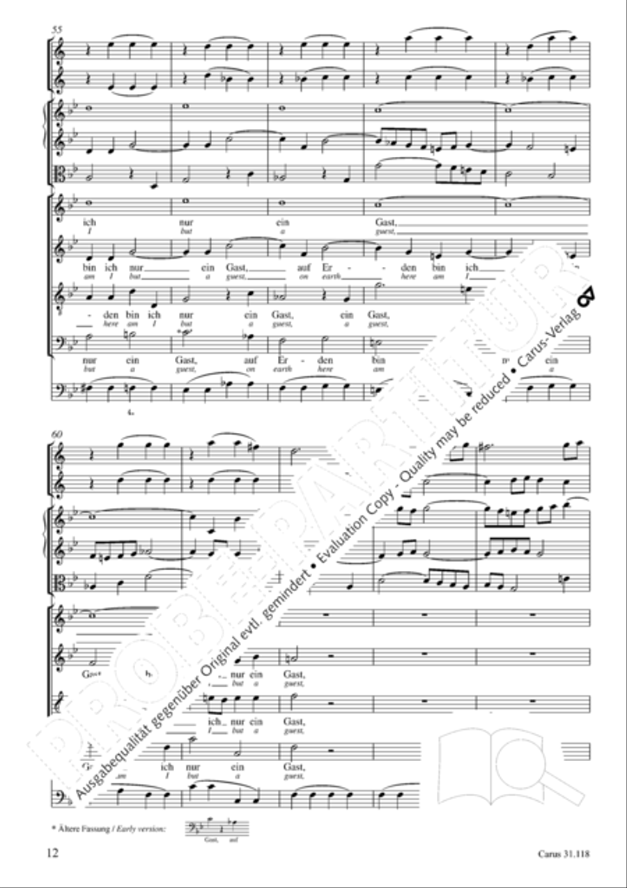 O Jesus Christ, my life, my light 4-Part scores gallery preview page 9