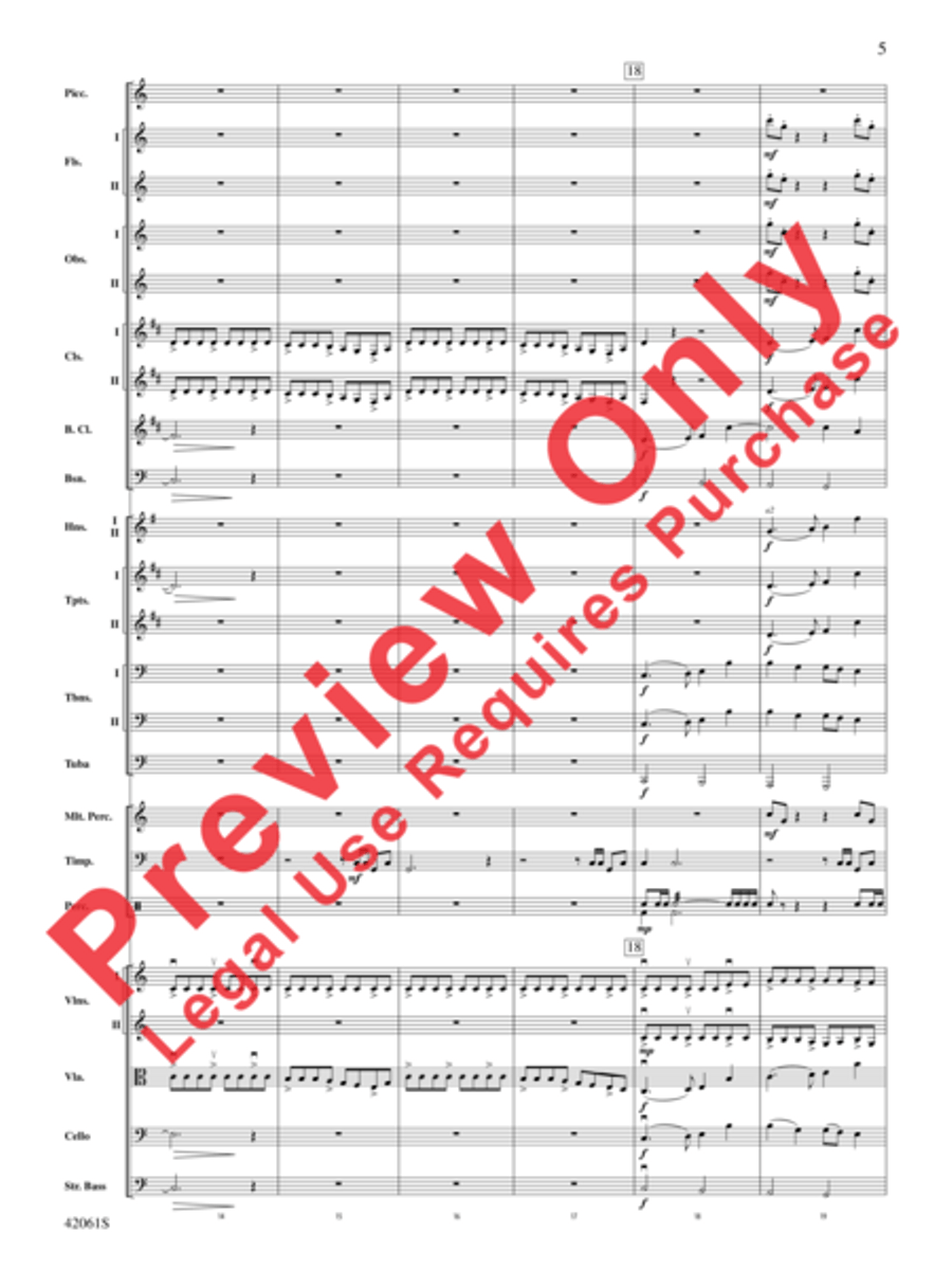 South County Sketches Full Orchestra scores gallery preview page 6