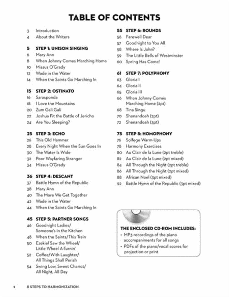 8 Steps to Harmonization Choir scores gallery preview page 2