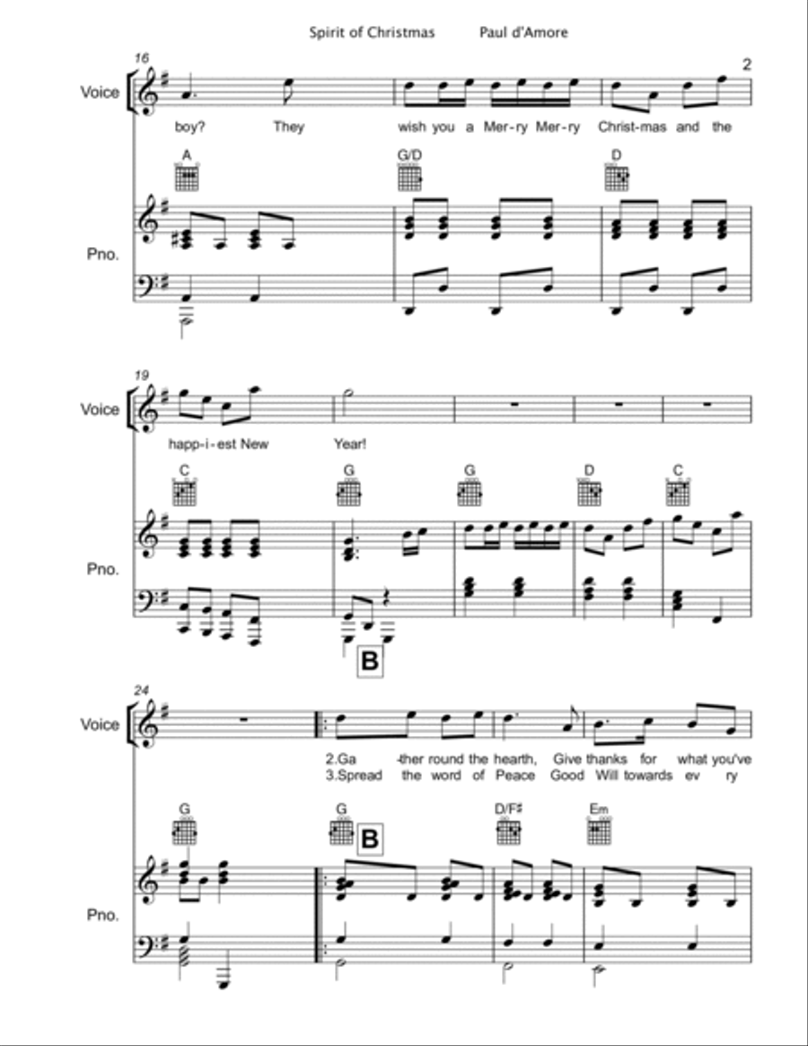 Spirit of Christmas Choir scores gallery preview page 3
