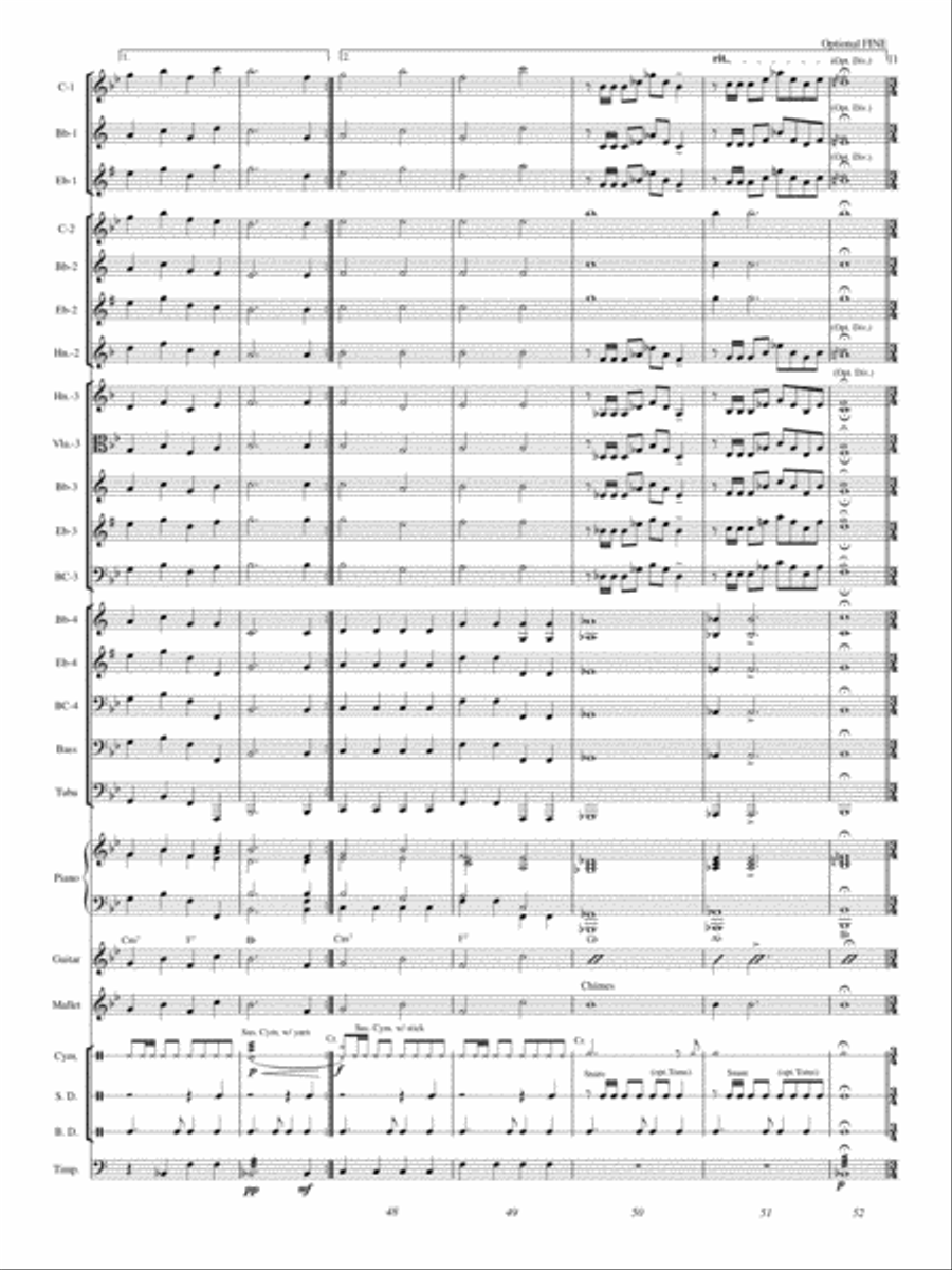 A Patriotic Treasure Concert Band scores gallery preview page 10