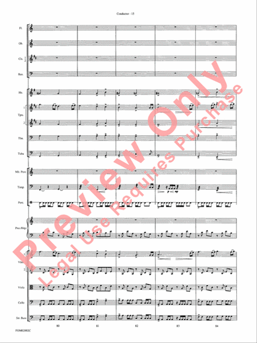 The Lord of the Rings: The Fellowship of the Ring Full Orchestra scores gallery preview page 18
