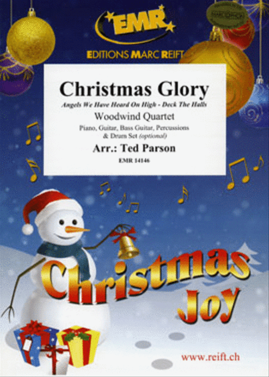 Christmas Glory Woodwind Quartet scores gallery preview page 1