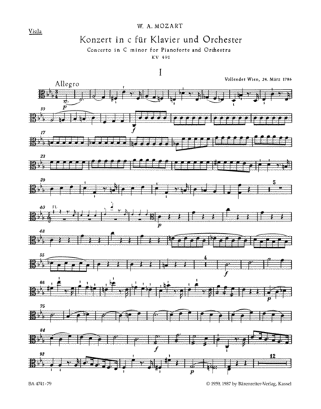 Concerto in C minor for Piano and Orchestra