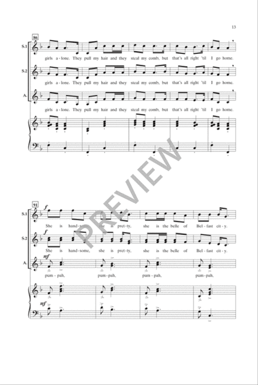 Tell My Ma (SSA) SSA scores gallery preview page 14