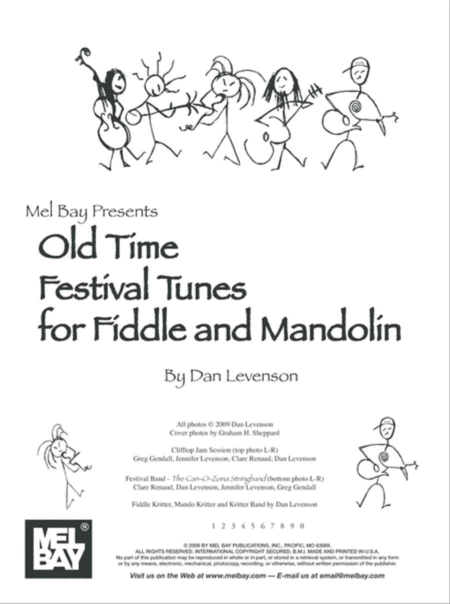 Old-Time Festival Tunes for Fiddle & Mandolin Violin scores gallery preview page 3