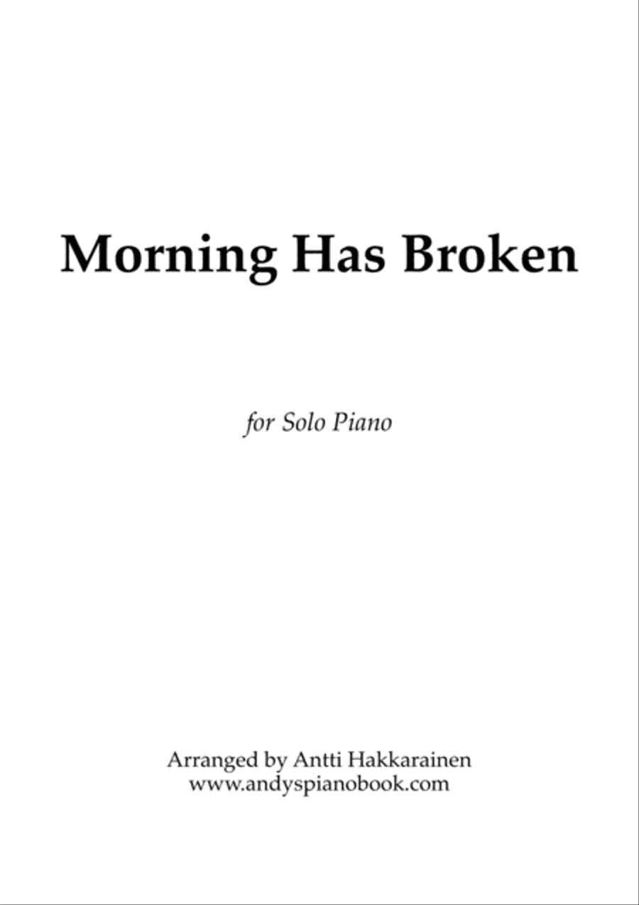 Morning Has Broken - Piano Piano Solo scores gallery preview page 1
