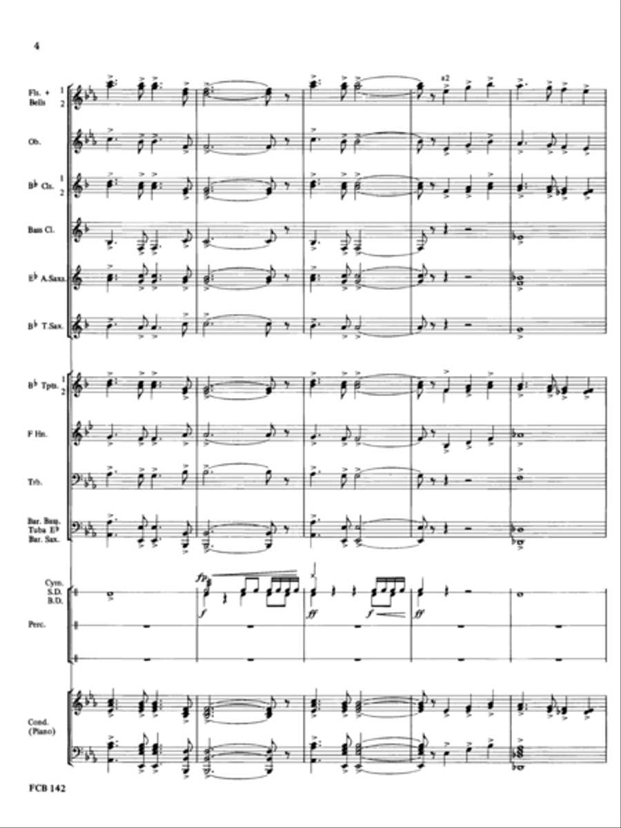 Crimebusters Concert Band scores gallery preview page 4