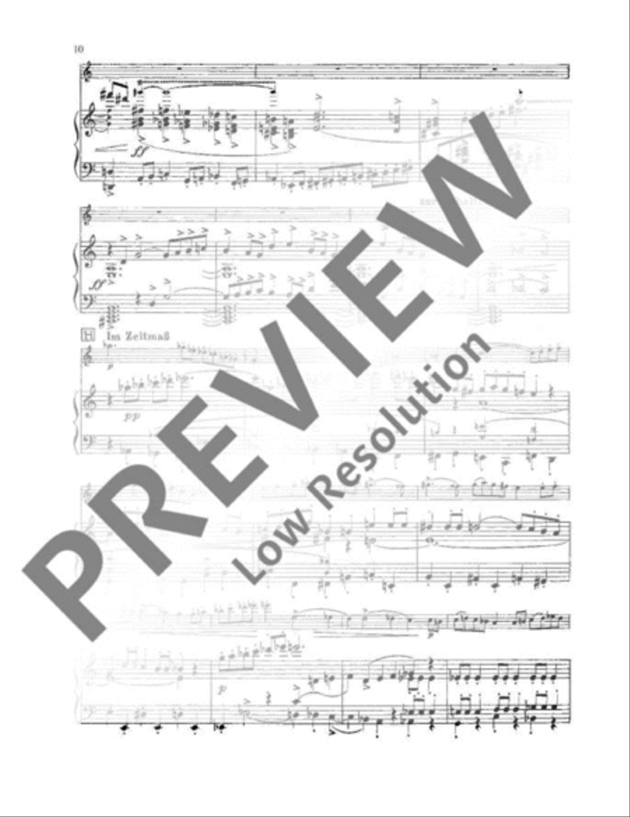 Konzertmusik Piano scores gallery preview page 11