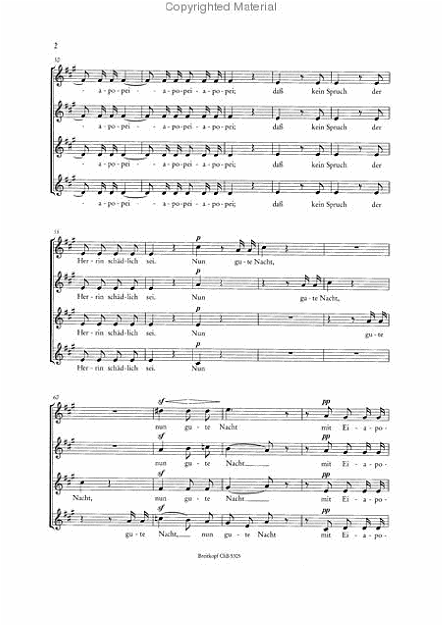 A Midsummer Night's Dream Op. 61 MWV M 13 SSAA scores gallery preview page 3
