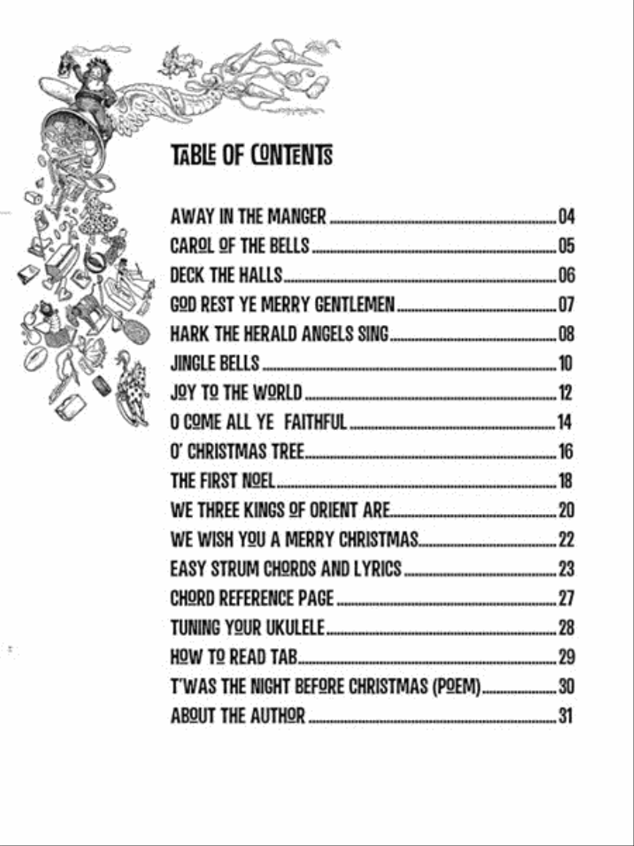 Ukulele Christmas Songs Ukulele scores gallery preview page 3