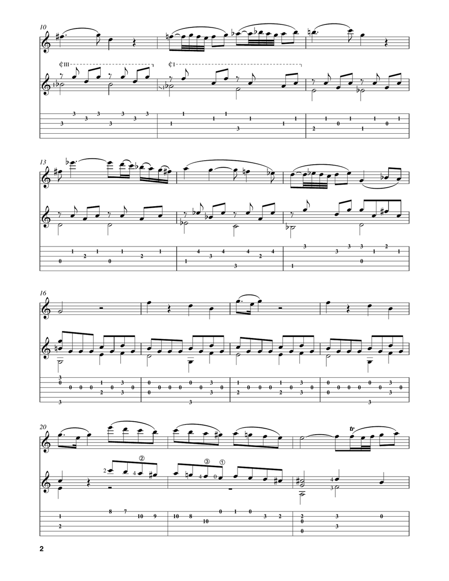 Piano Sonata No 12 (Second Movement), K. 332 Flute scores gallery preview page 2