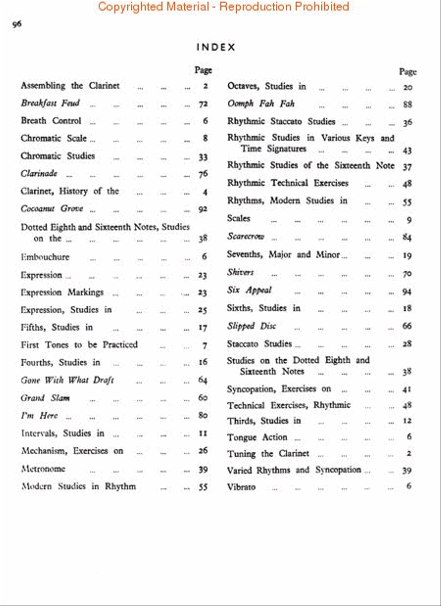 Benny Goodman's Clarinet Method Clarinet scores gallery preview page 2