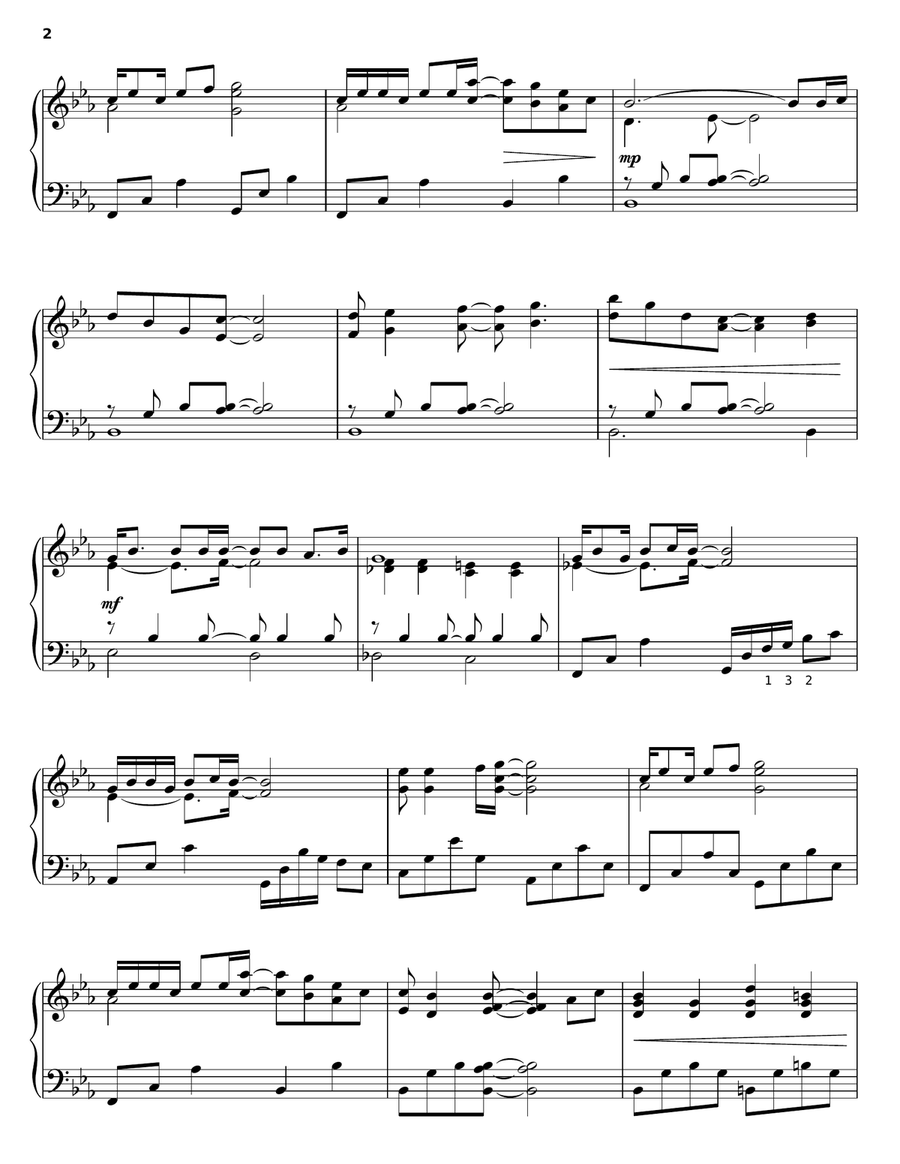 Rainy Days And Mondays Rainy Days And Mondays Piano Solo scores gallery preview page 2