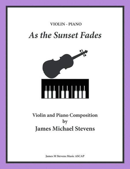 As the Sunset Fades - Violin & Piano image number null
